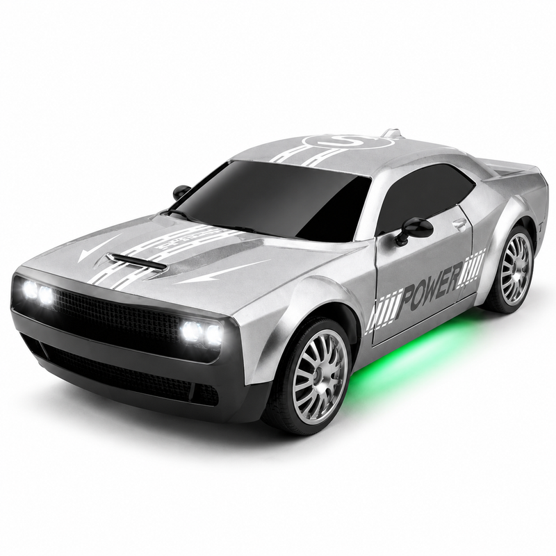 Auto Zdalnie Sterowane do Driftu 1:24 2.4 GHz Szare – 66212