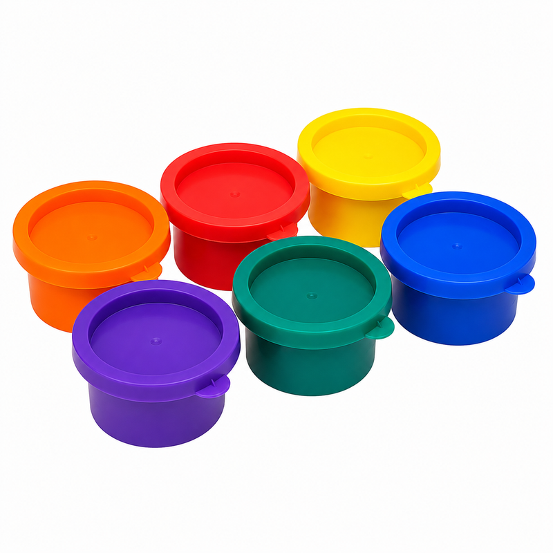 WASHABLE FINGER PAINTS FOR CHILDREN 6 COLOUR SET