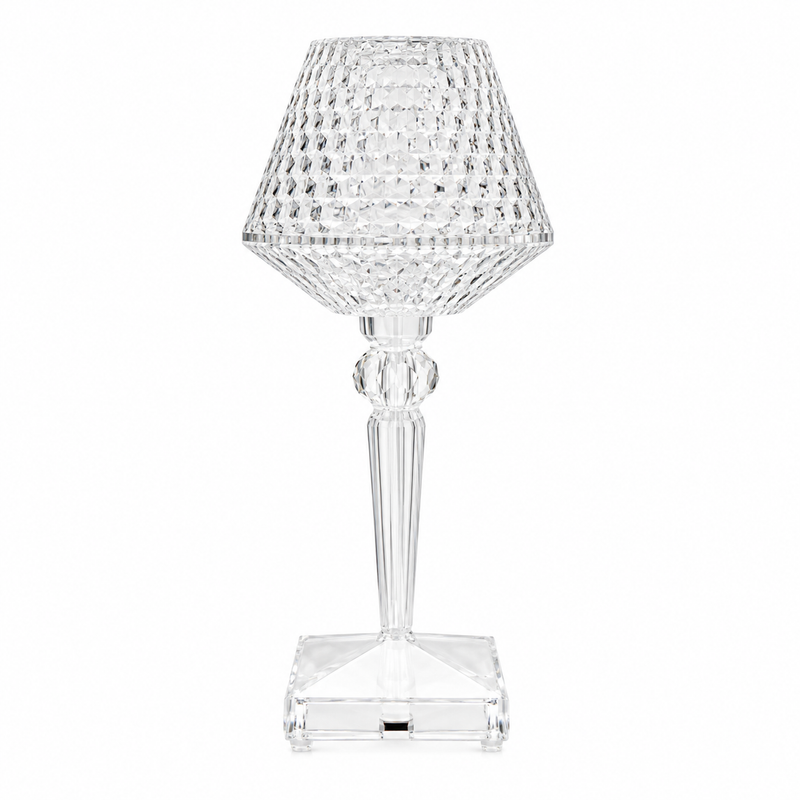 LED crystal wine glass lamp touch 3 colors 3 brightness levels