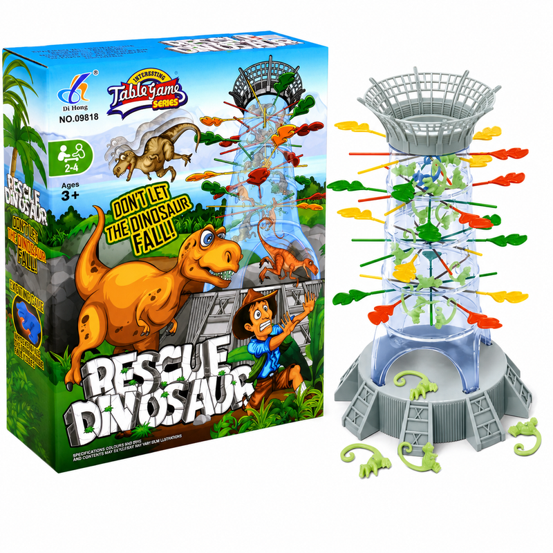 Falling Dinosaurs arcade game for children family fun 2-4 players