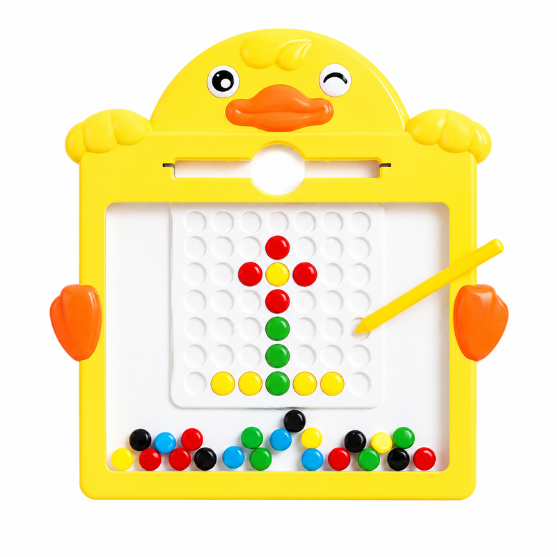 TABLICA MAGNETYCZNA KACZUSZKA DLA DZIECI MOZAIKA EDUKACYJNA MAGPAD 3+