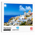 Puzzle 1000 Santorini Grecja Wiatraki Widok na Morze 70x50cm