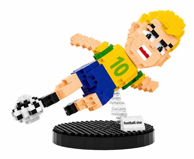 KLOCKI MINI FOOTBALL STAR PIŁKARZ 620 EL FIGURKA KONSTRUKTOR