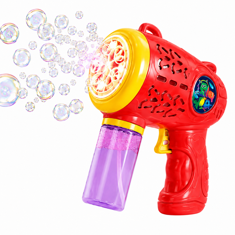 Pistolet na Bańki Mydlane LED Bubble Gun Automat Dla Dzieci