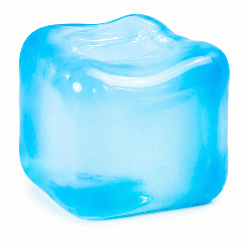 GNIOTEK SENSORYCZNY KOSTKA LODU ANTYSTRESOWA SQUISHY 5x5x5 CM