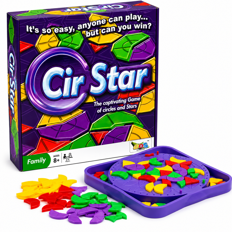 Cir Star – Gra Planszowa Logiczna Układanka Strategiczna 8+ 2–4 os.