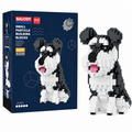 Klocki Konstrukcyjne Mikro Pies Sznaucer Figurka 3D Balody 934el.