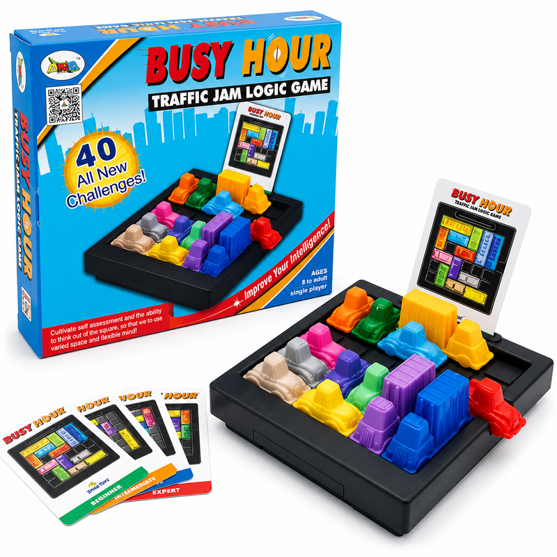 Busy Hour Godziny Szczytu Gra Logiczna Traffic Jam Puzzle Edukacyjne