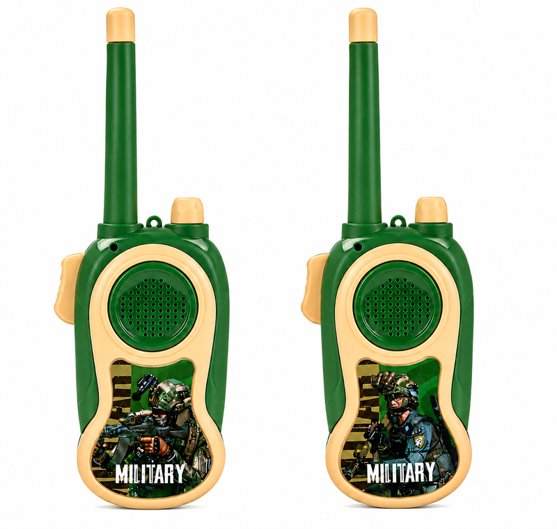 Krótkofalówki Walkie Talkie dla Dzieci Military 2 szt. Wojskowe Interkomy