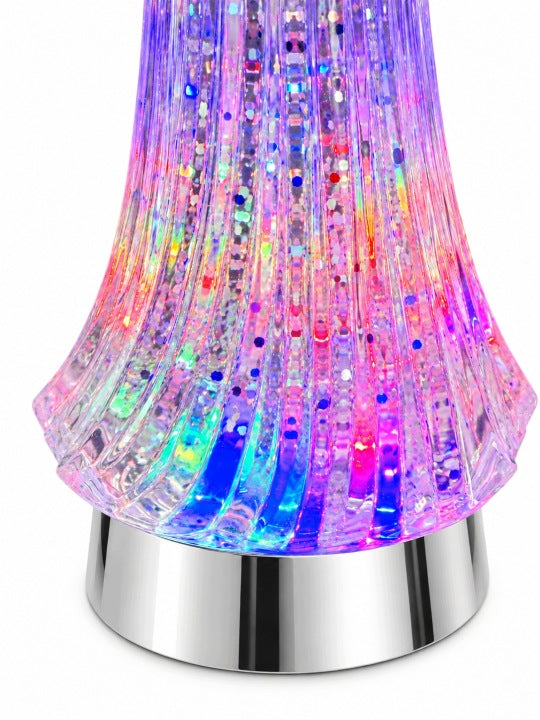 Anioł świąteczny LED 28 cm z wirującym śniegiem USB / baterie