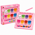 TABLICA MAGNETYCZNA EDUKACYJNA LABIRYNT KOLORY LICZENIE RÓŻOWA 27X20CM PINK