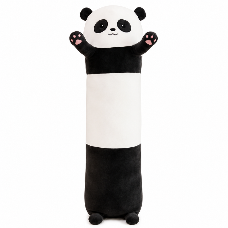 Poduszka Pluszowa Panda Długa Przytulanka Wałek