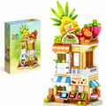 Klocki Mini Street Organic Fruit Store Sklep Owocowy 271 el. Prezent 6+3D