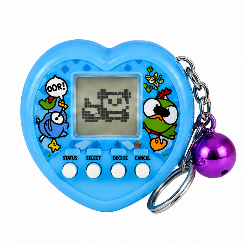 PET EGG 168w1 Tamagotchi Serce LCD Brelok Gra Elektroniczna Prezent