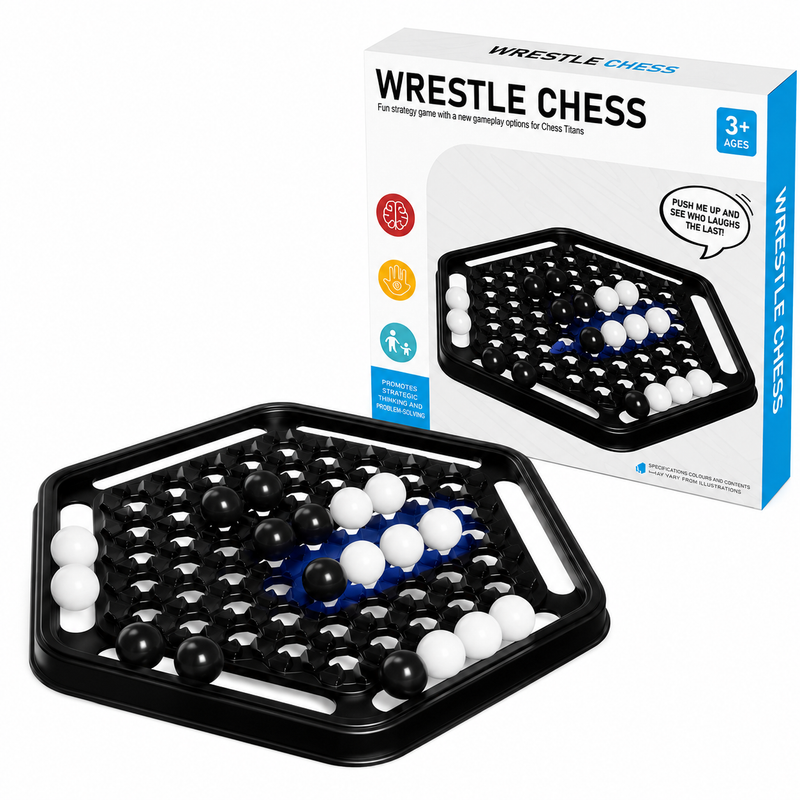 Gra zręcznościowa Wrestle Chess Połącz kulki – plansza + 28 pionków