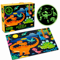 Puzzle świecące w ciemności Dinozaury 96 elementów dla dzieci 3+ noc puzzle